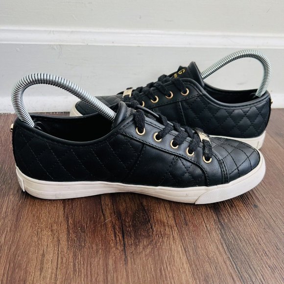 G by Guess Black Quilted Sneakers - Picture 2 of 10